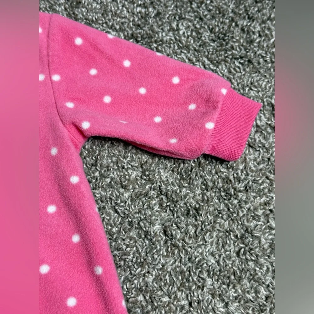Carter's Pink Polka Dot Butterfly Fleece Sleep Sack